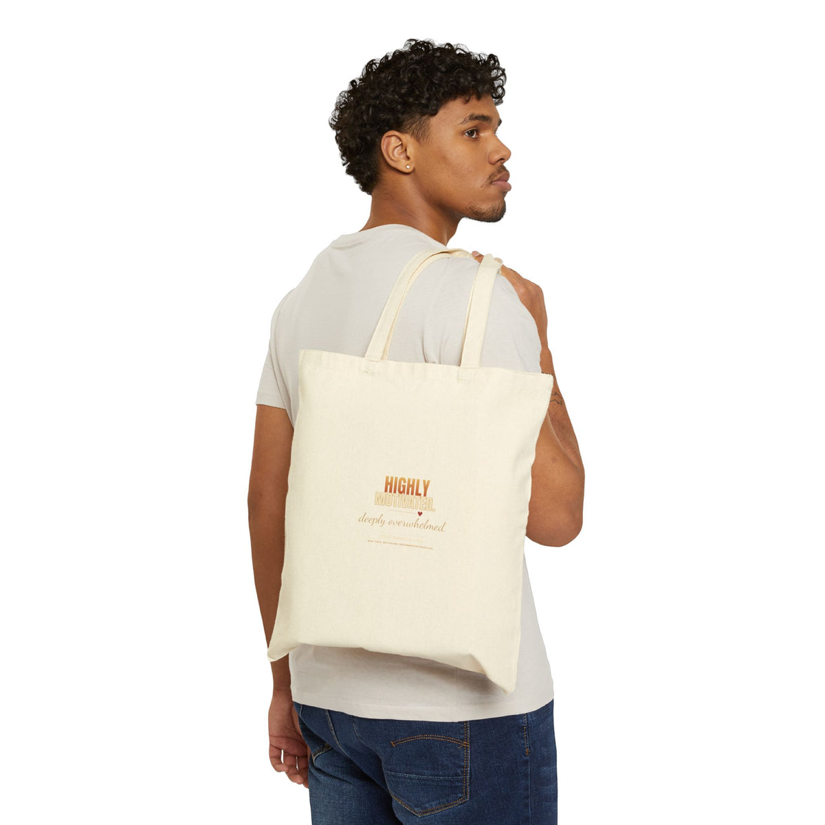 Highly Motivated. Deeply Overwhelmed. — That Morning Call Tee Tote Bag