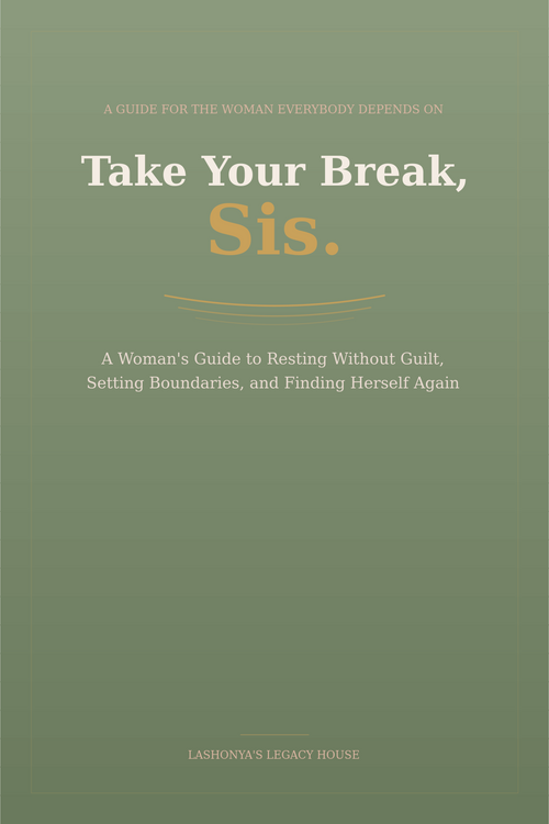 Take Your Break, Sis Companion Workbook — cover
